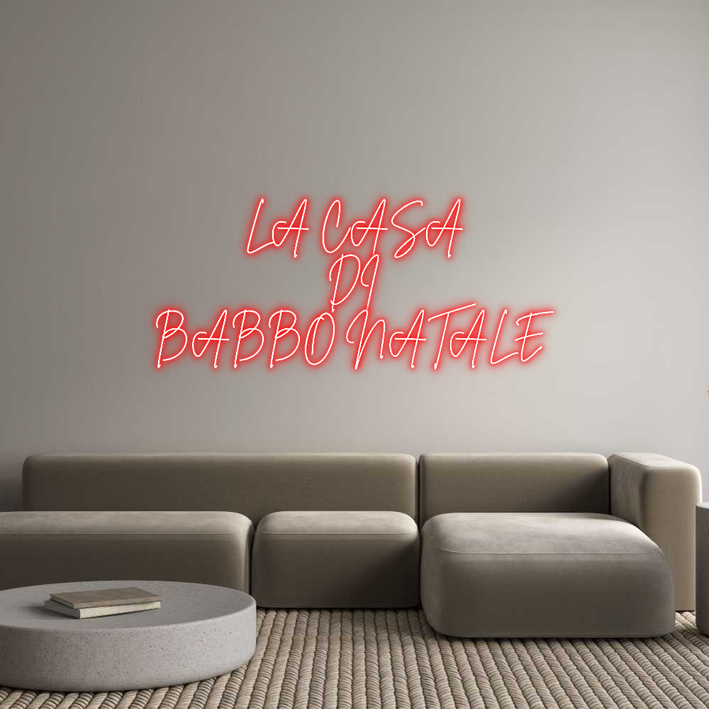 Custom Neon Sign Online Editor LA CASA
DI
...