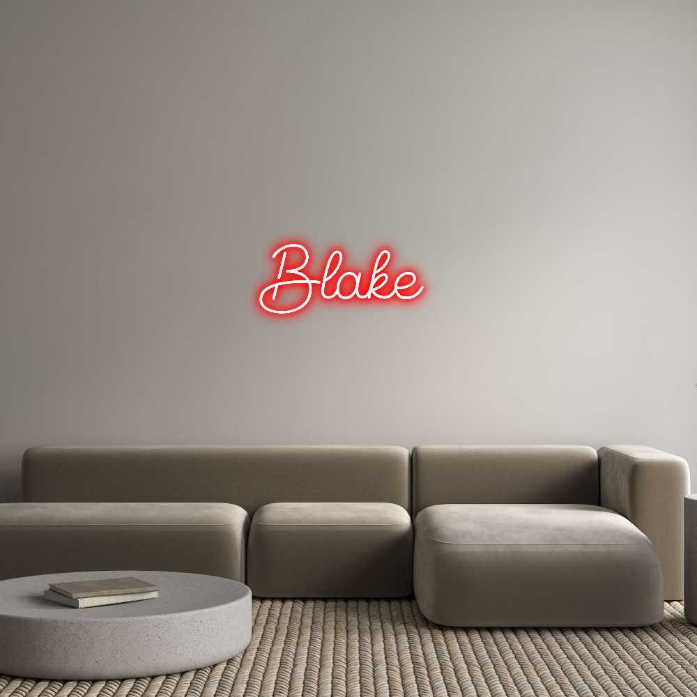 Custom Neon Sign Online Editor Blake