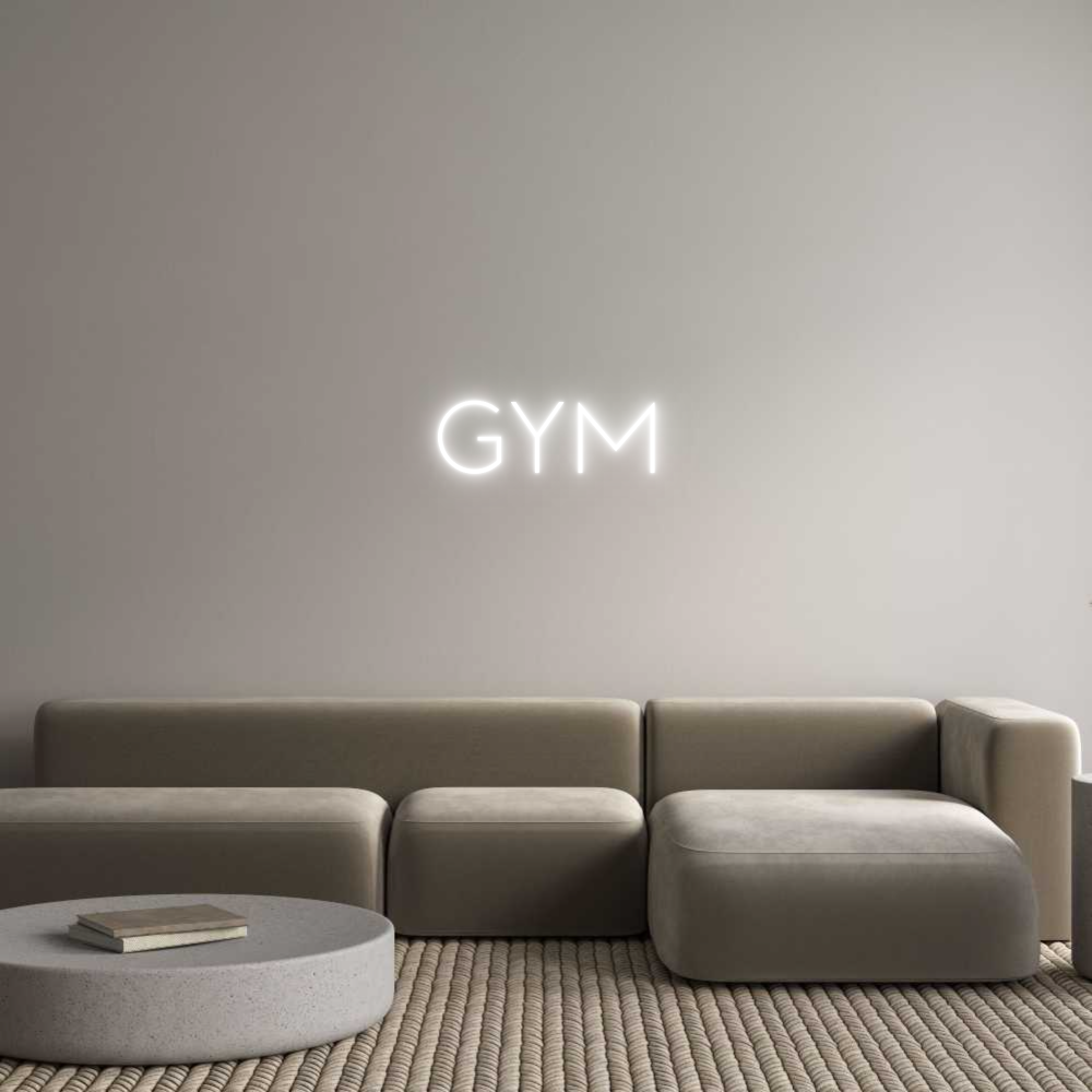 Custom Neon Sign Online Editor GYM