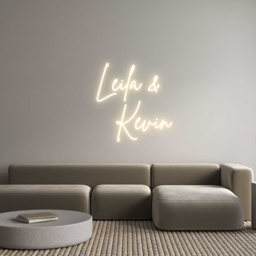 Custom Neon Sign Online Editor Leila &
    ...