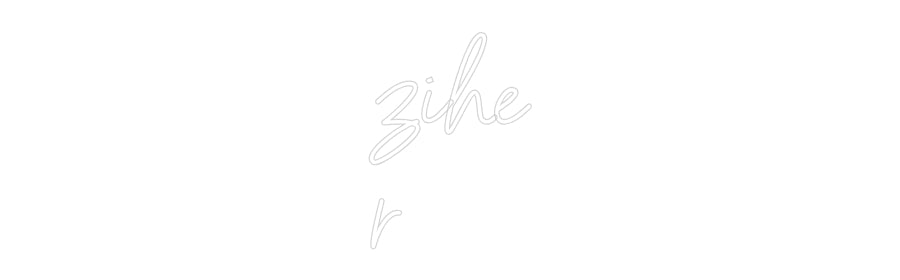 Custom Neon Sign Online Editor zihe
r