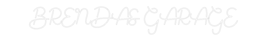 Custom Neon Sign Online Editor BRENDAS GARAGE