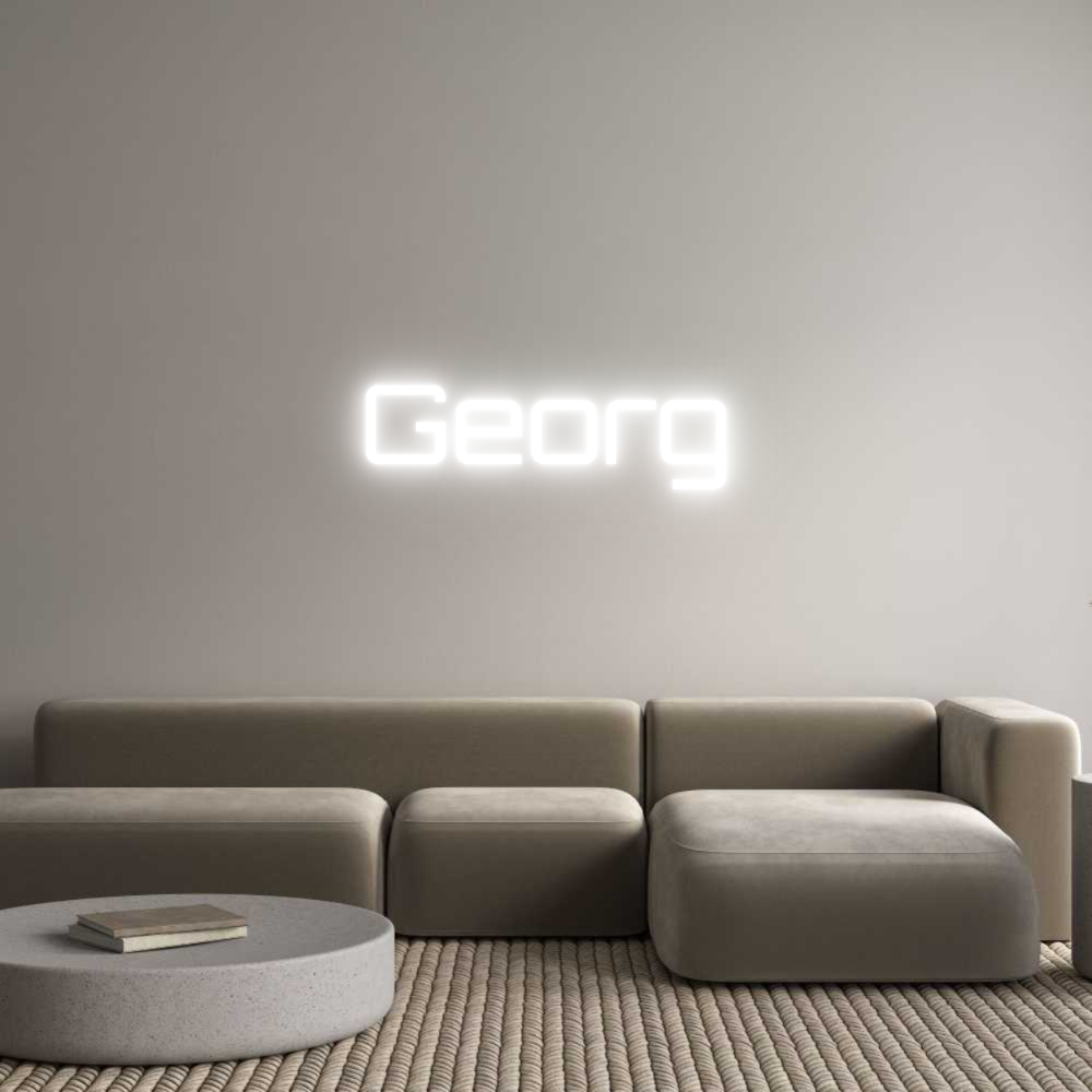 Custom Neon Sign Online Editor Georg