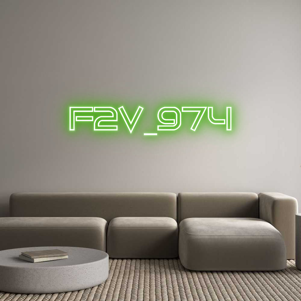 Custom Neon Sign Online Editor F2V_974