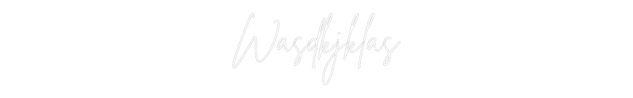 Custom Neon Sign Online Editor Wasdkjklas