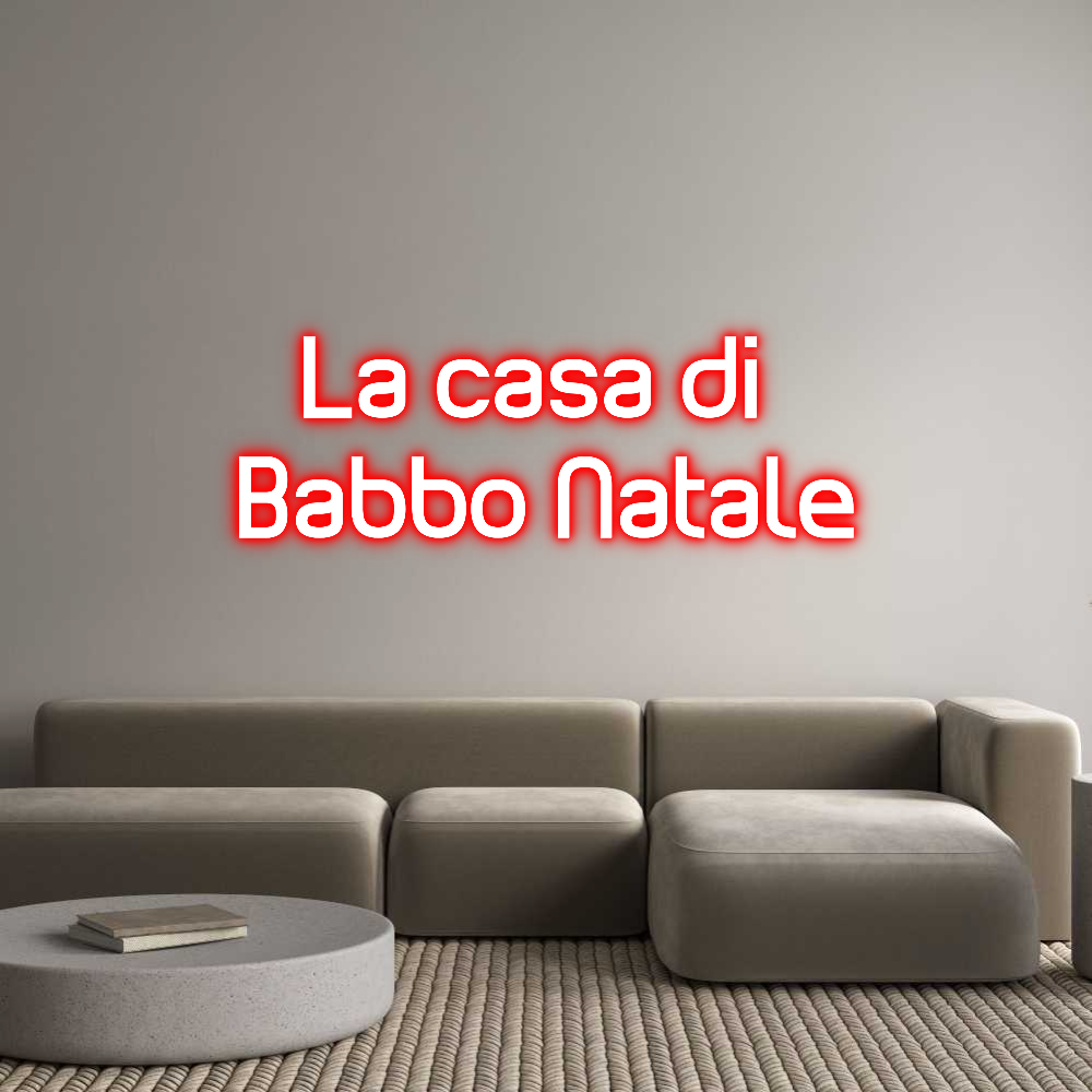 Custom Neon Sign Online Editor La casa di 
...
