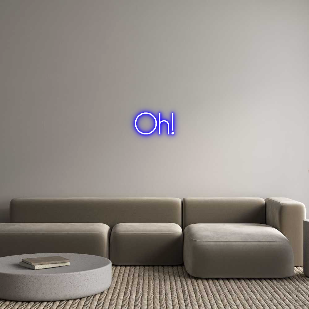 Custom Neon Sign Online Editor Oh!