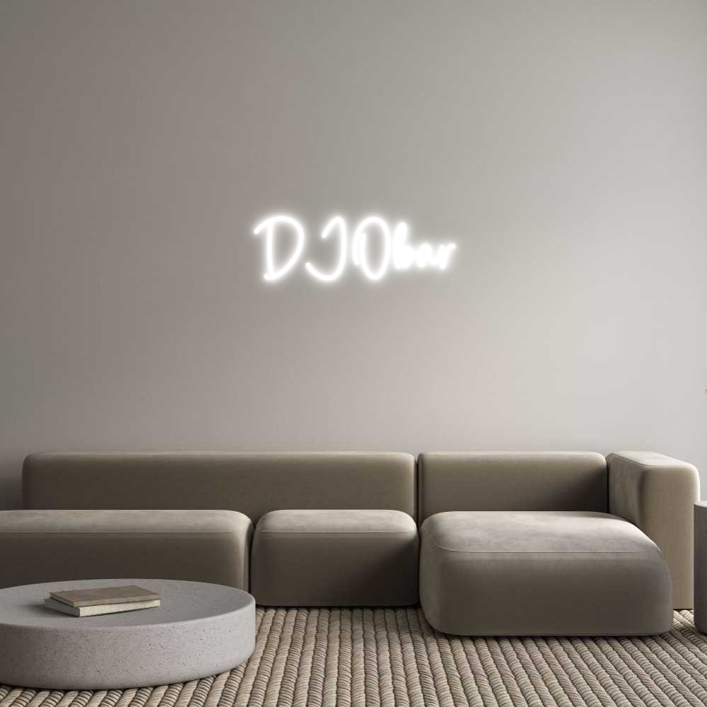 Custom Neon Sign Online Editor DJObar