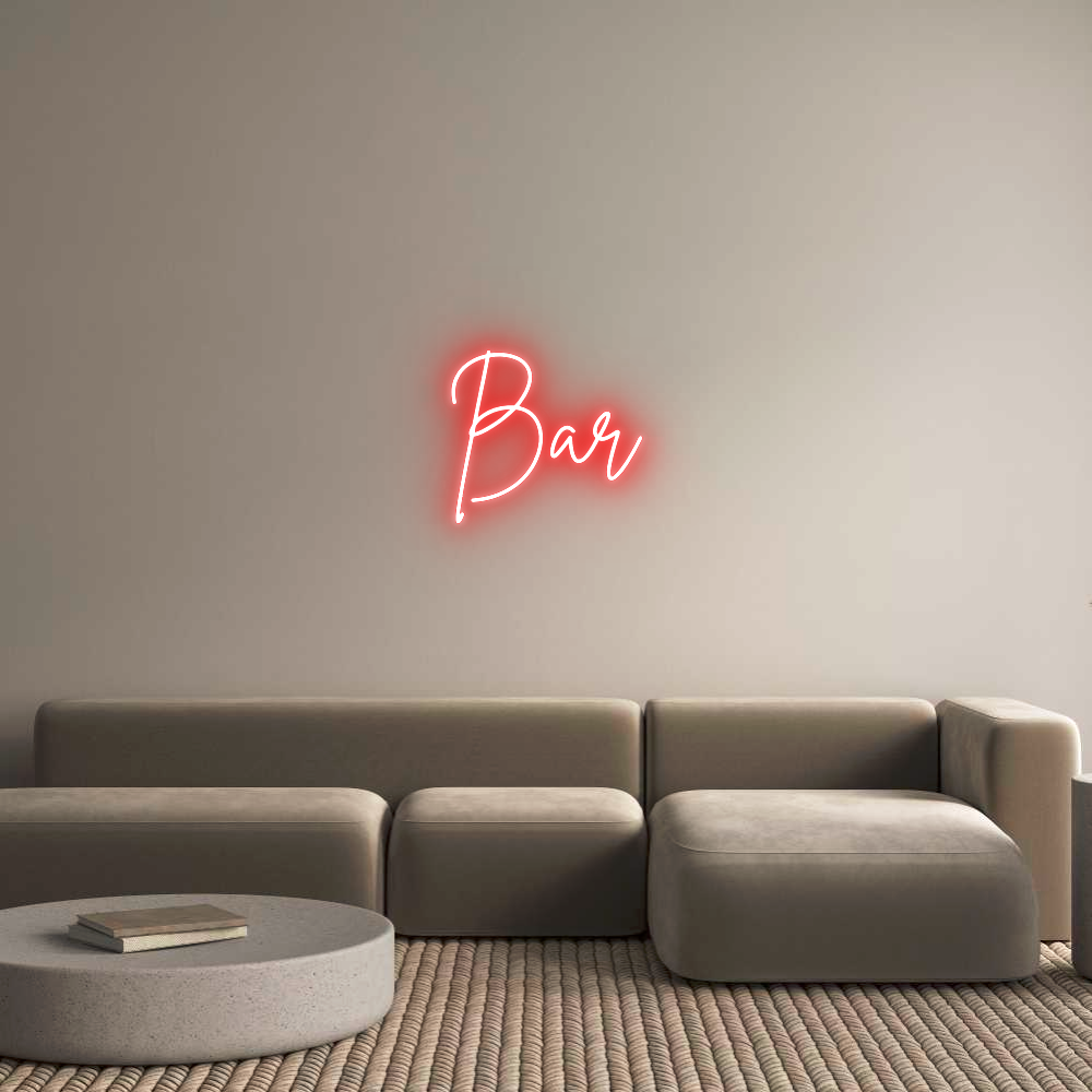 Custom Neon Sign Online Editor Bar