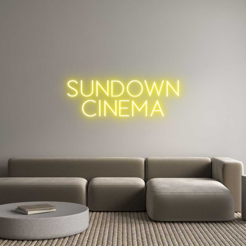 Custom Neon Sign Online Editor Sundown
Cinema