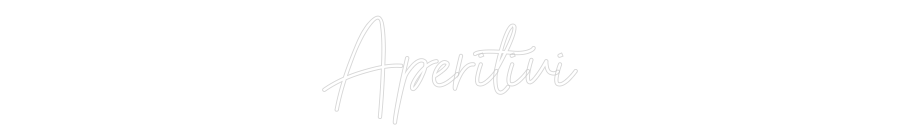 Custom Neon Sign Online Editor Aperitivi