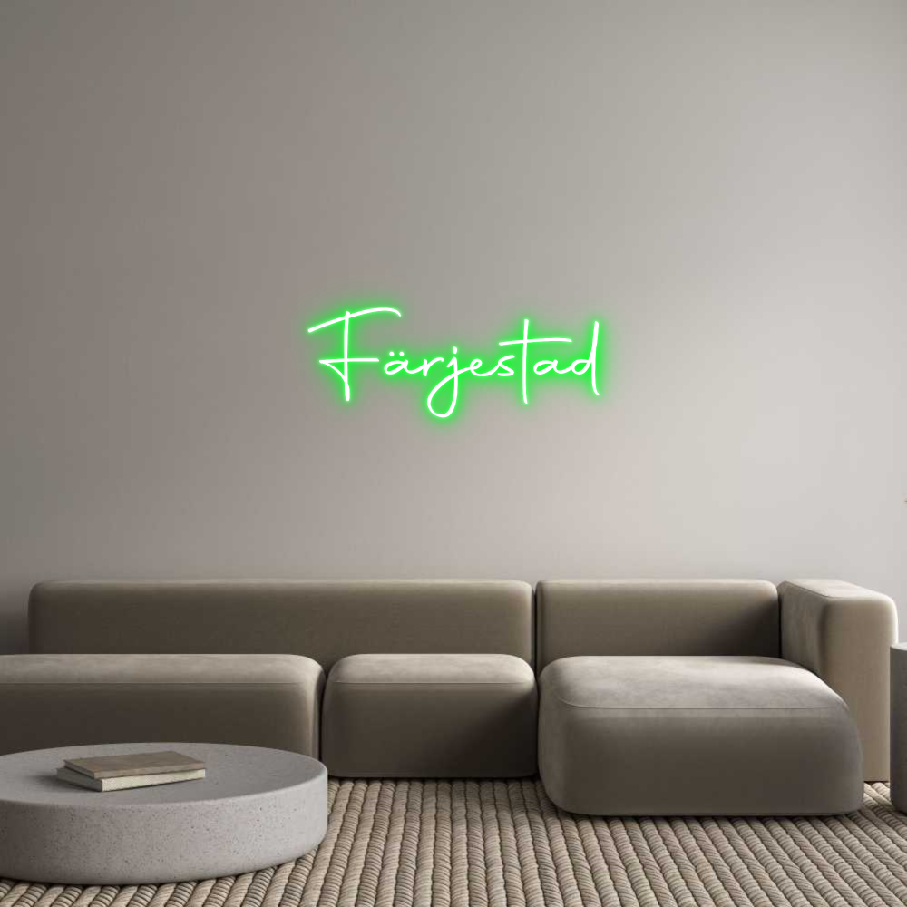 Custom Back Lit Neon Sign Online Editor Färjestad