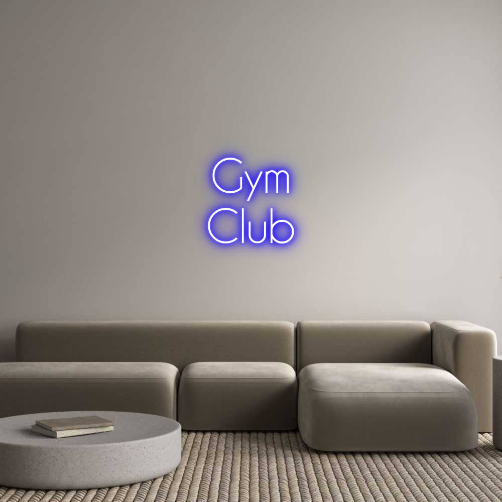 Custom Neon Sign Online Editor Gym
Club