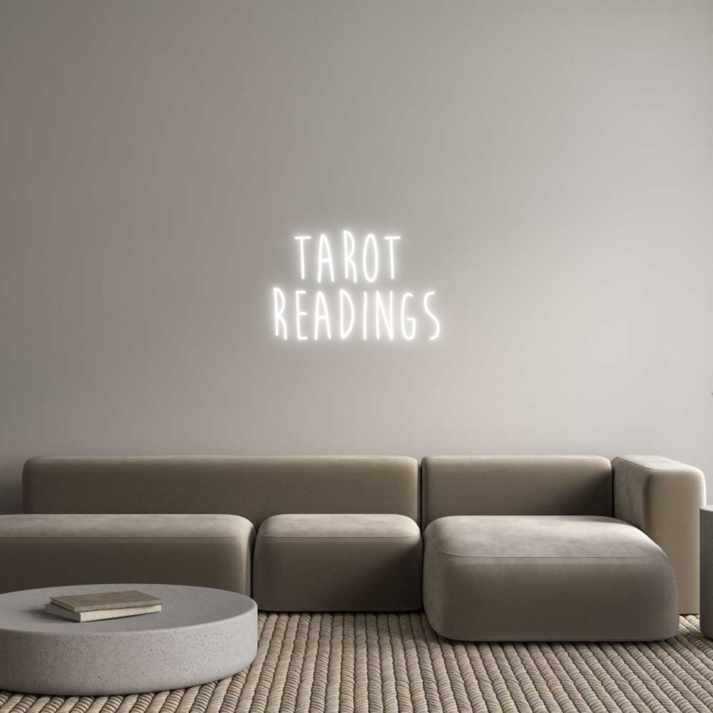Custom Neon Sign Online Editor Tarot 
Readi...