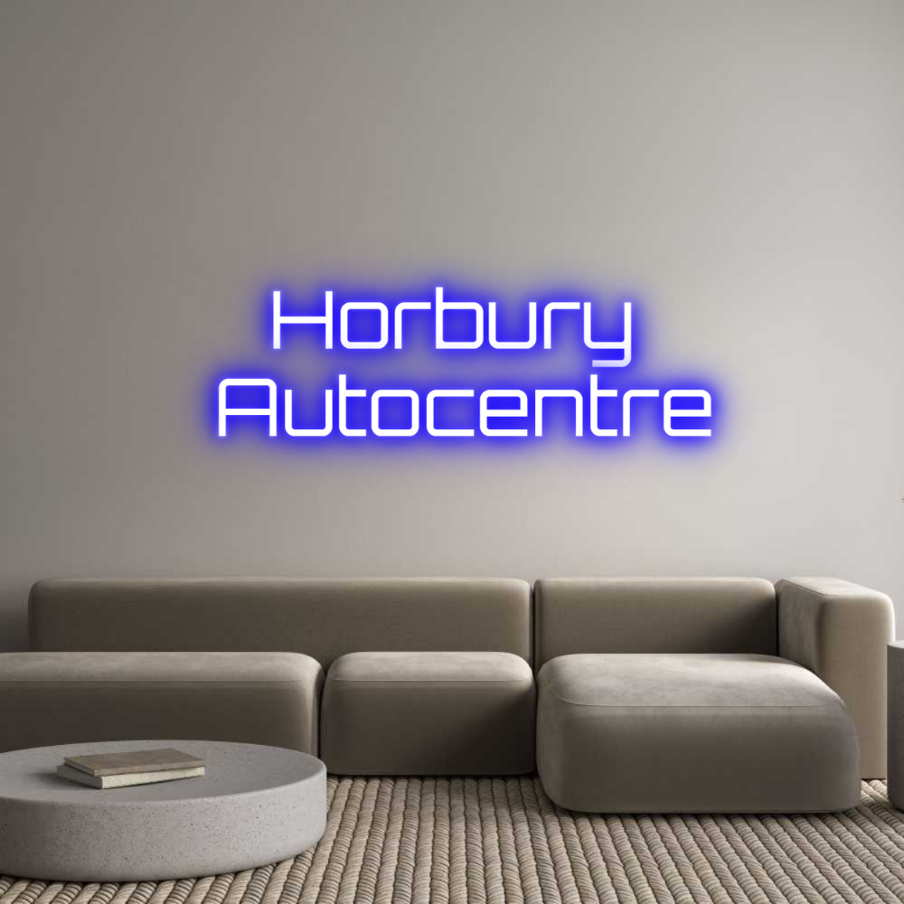 Custom Neon Sign Online Editor Horbury
 Aut...