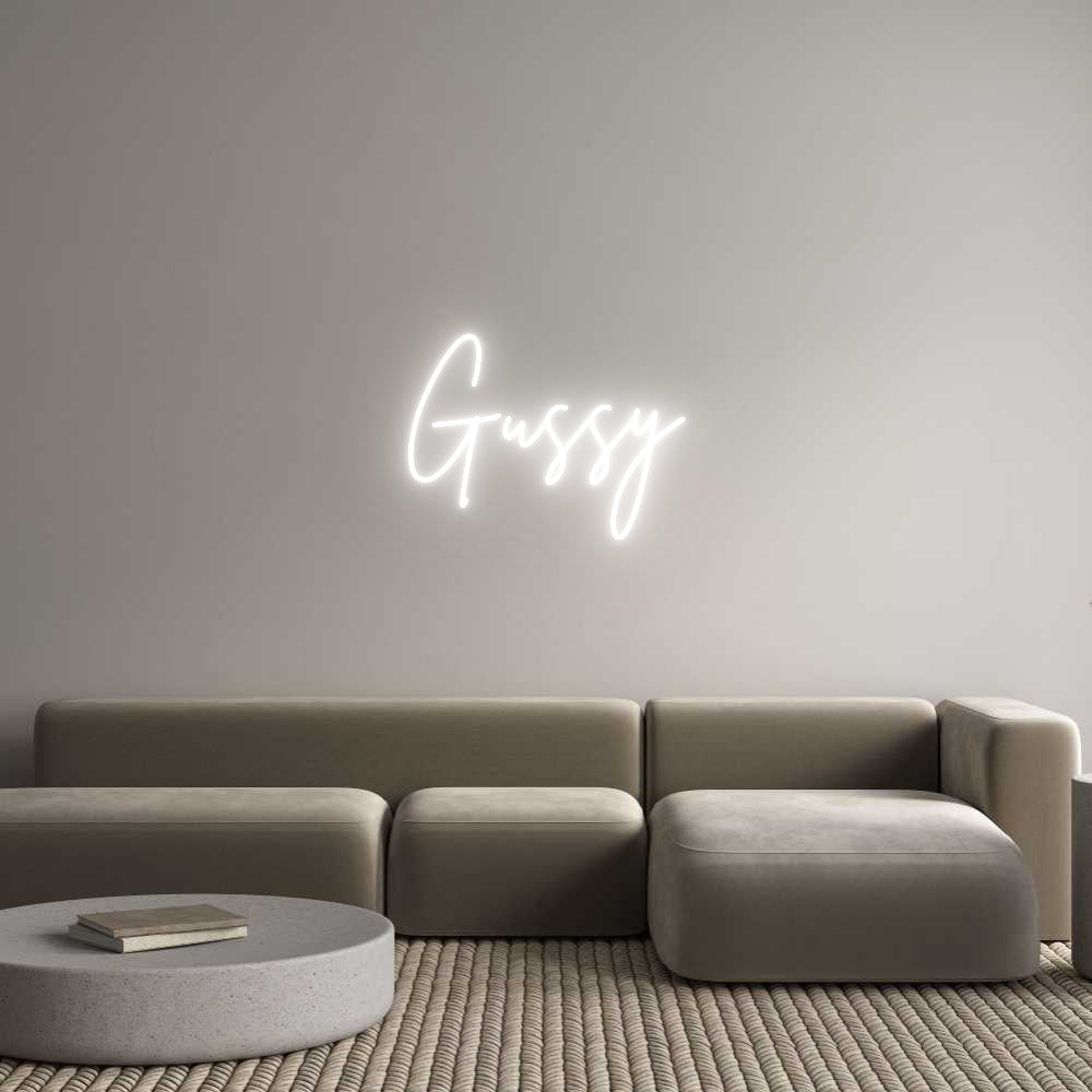 Custom Neon Sign Online Editor Gussy