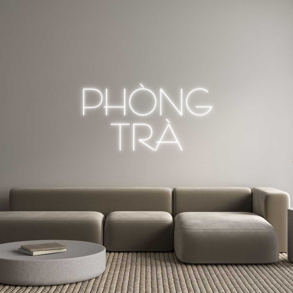 Custom Neon Sign Online Editor PHÒNG
TRÀ