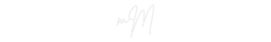 Custom Neon Sign Online Editor mM