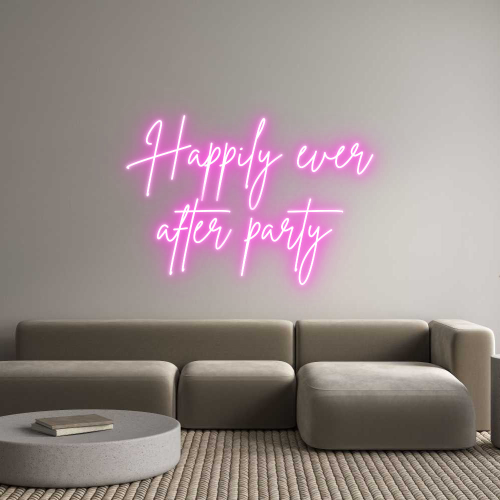 Custom Neon Sign Online Editor Happily ever
...
