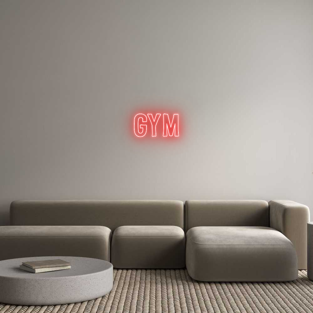 Custom Neon Sign Online Editor GYM
