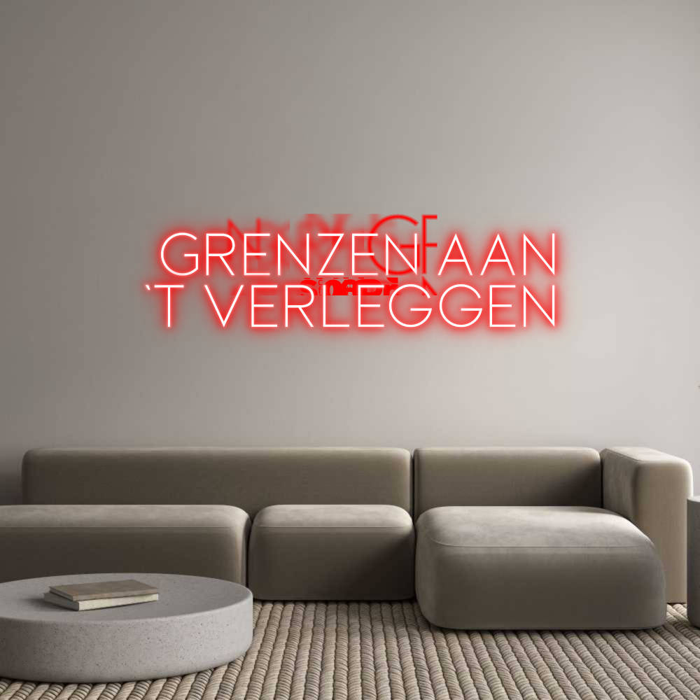 Custom Neon Sign Online Editor Grenzen aan
...