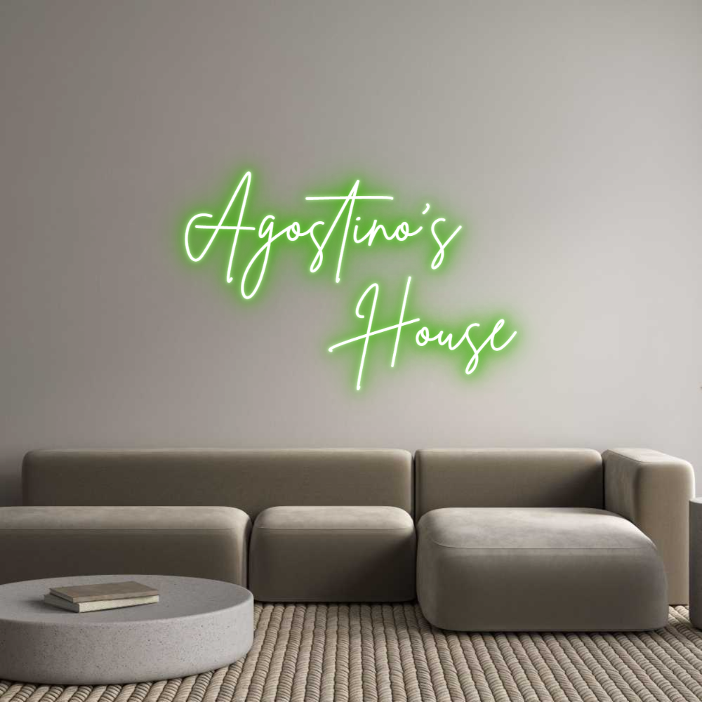 Custom Neon Sign Online Editor Agostino's
 ...