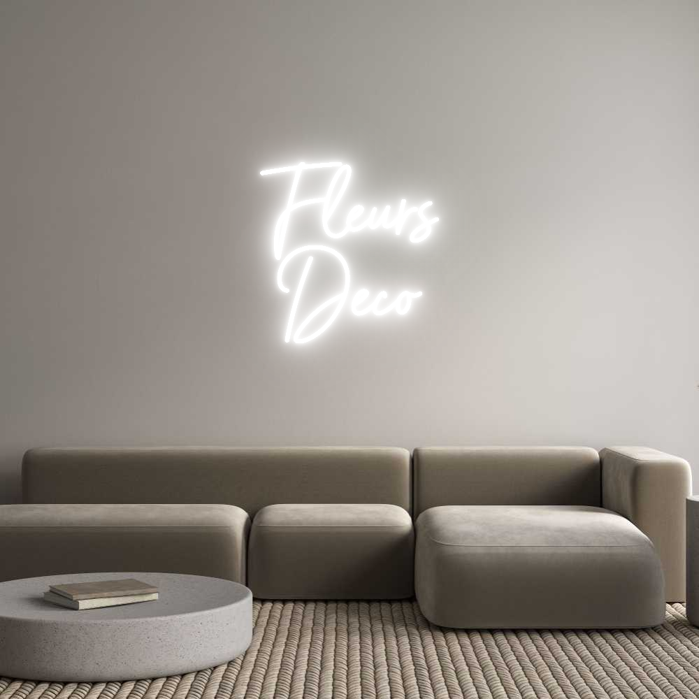 Custom Neon Sign Online Editor Fleurs
Déco