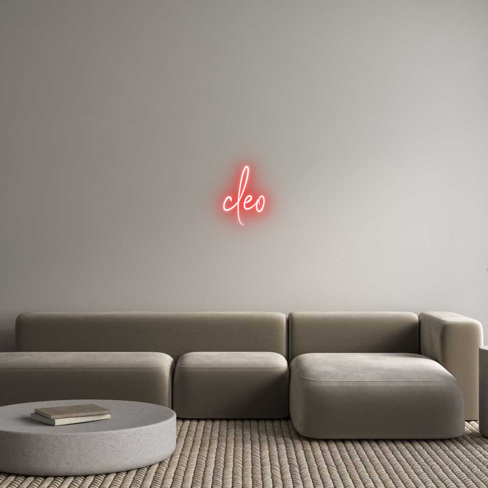 Custom Neon Sign Online Editor cleo