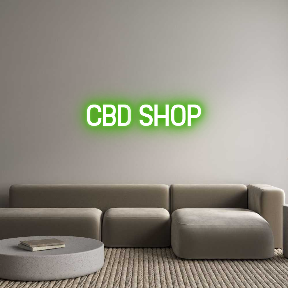 Custom Neon Sign Online Editor CBD SHOP