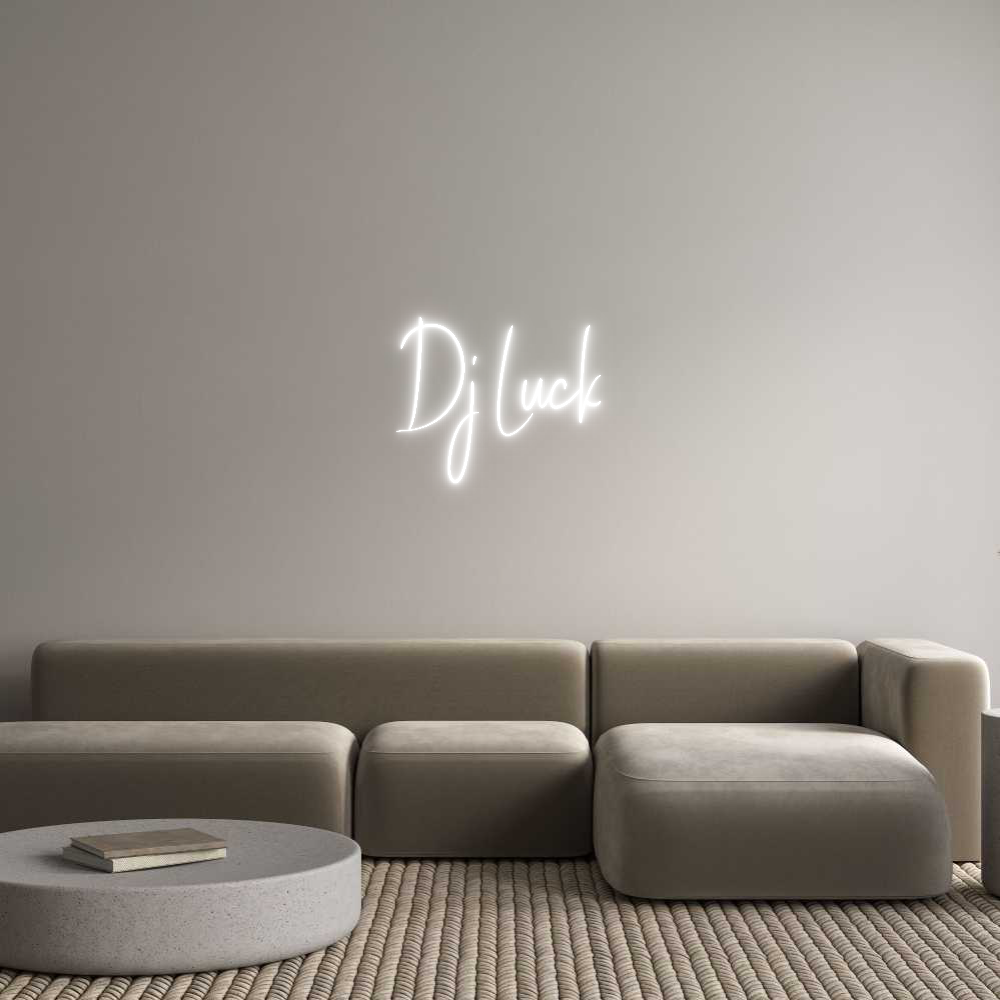 Custom Neon Sign Online Editor Dj Luck