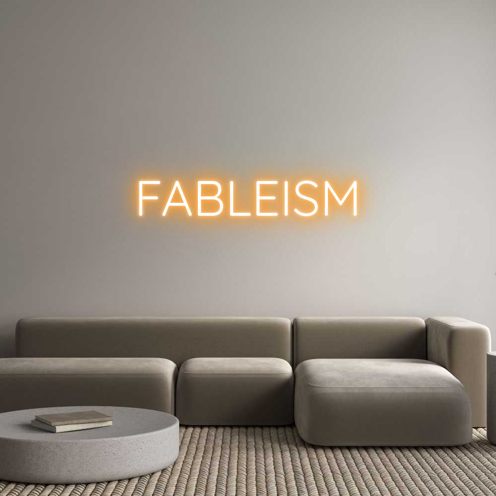 Custom Neon Sign Online Editor FABLEISM