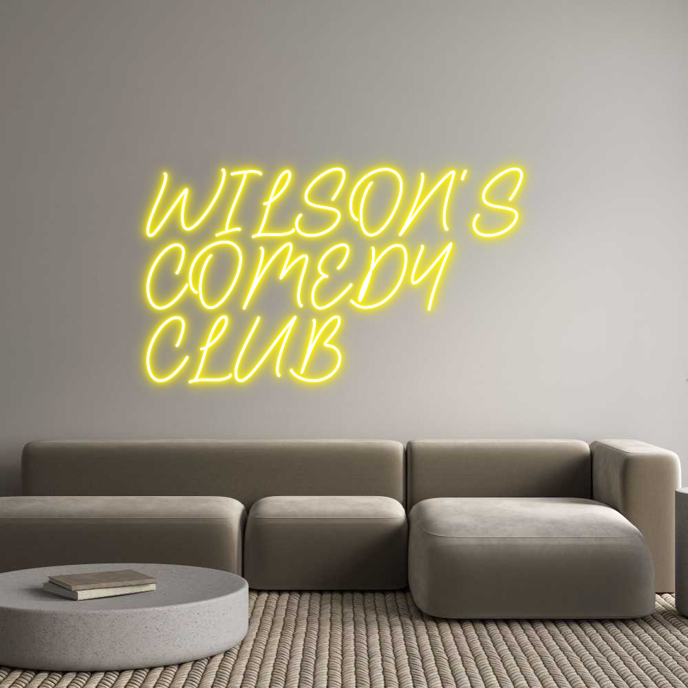 Custom Neon Sign Online Editor WILSON'S 
CO...