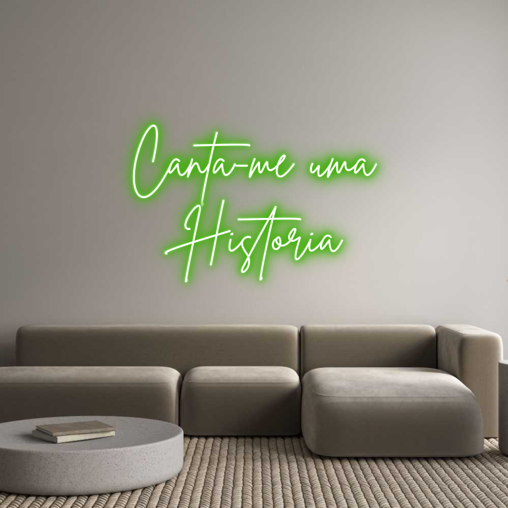 Custom Neon Sign Online Editor Canta-me uma
...