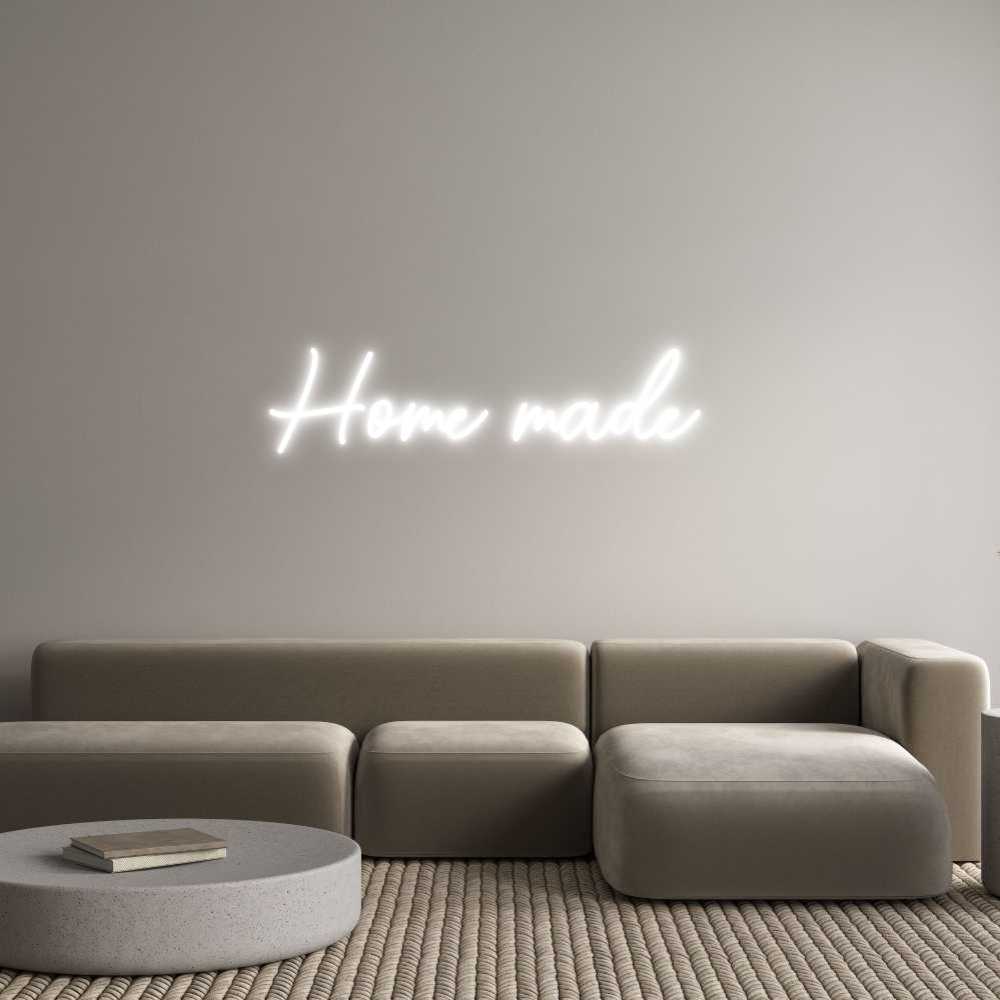 Custom Neon Sign Online Editor Home made