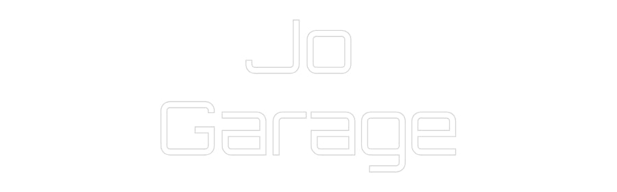 Custom Neon Sign Online Editor Jo 
Garage