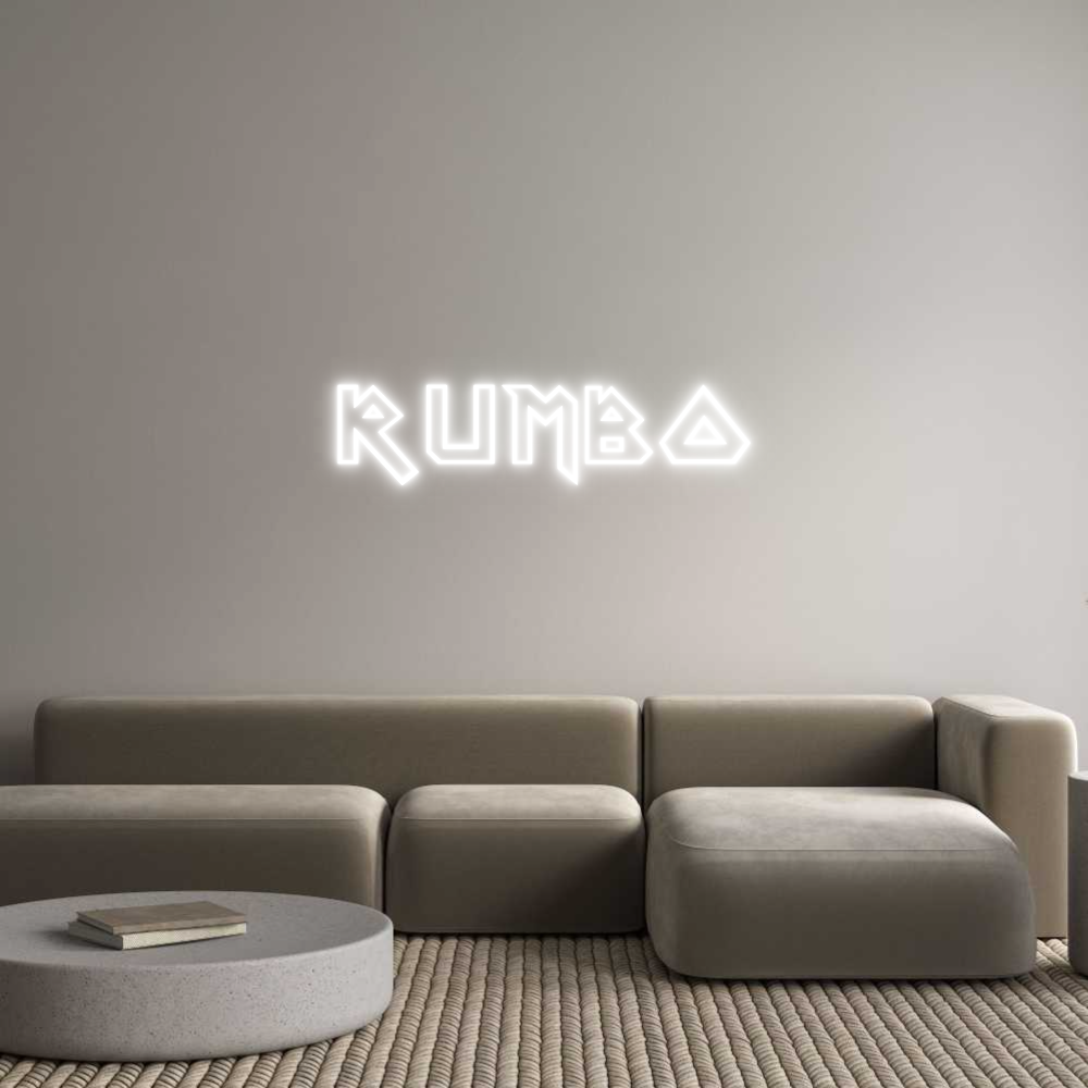 Custom Neon Sign Online Editor Rumbo