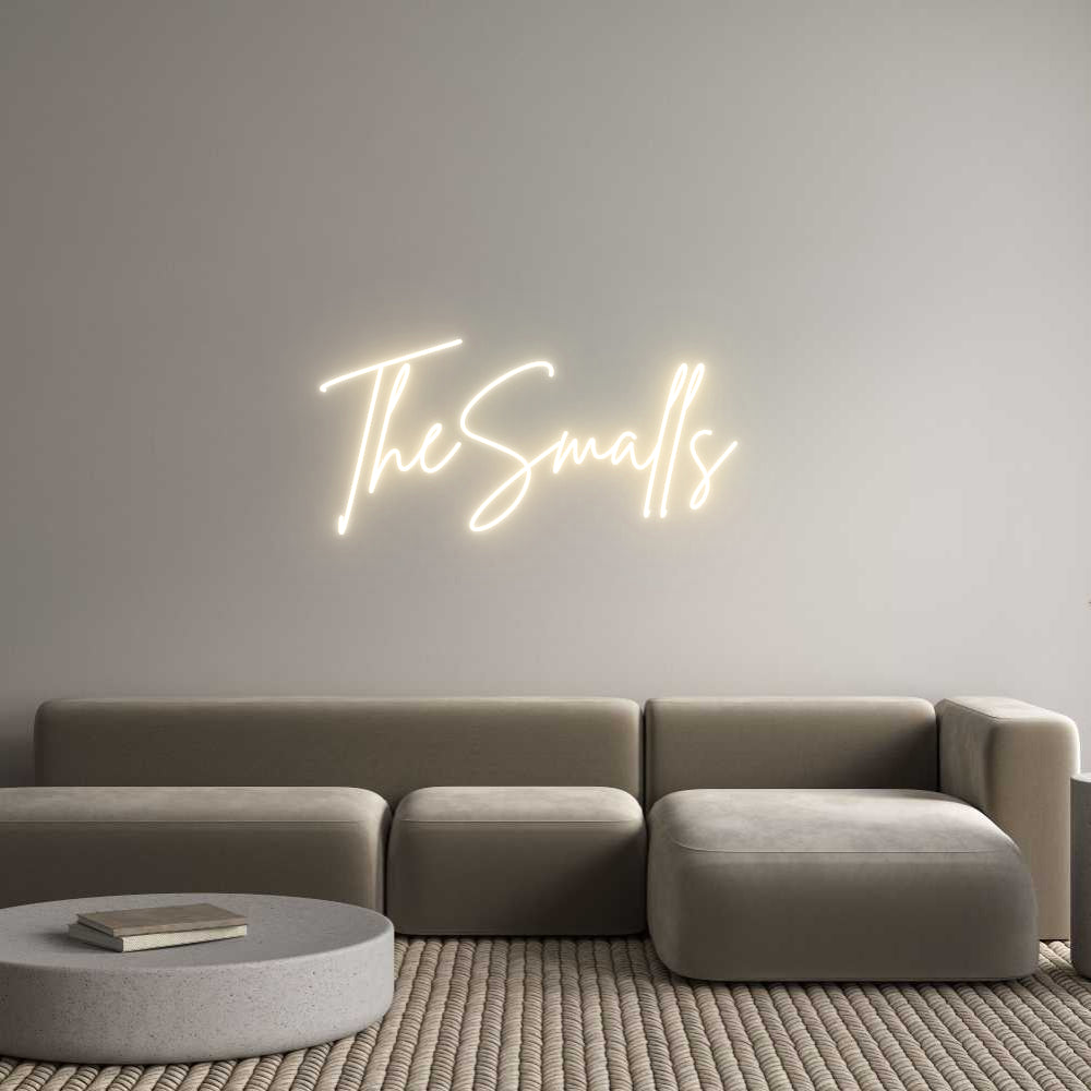 Custom Neon Sign Online Editor TheSmalls
