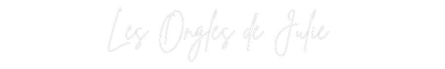 Custom Neon Sign Online Editor Les Ongles de...