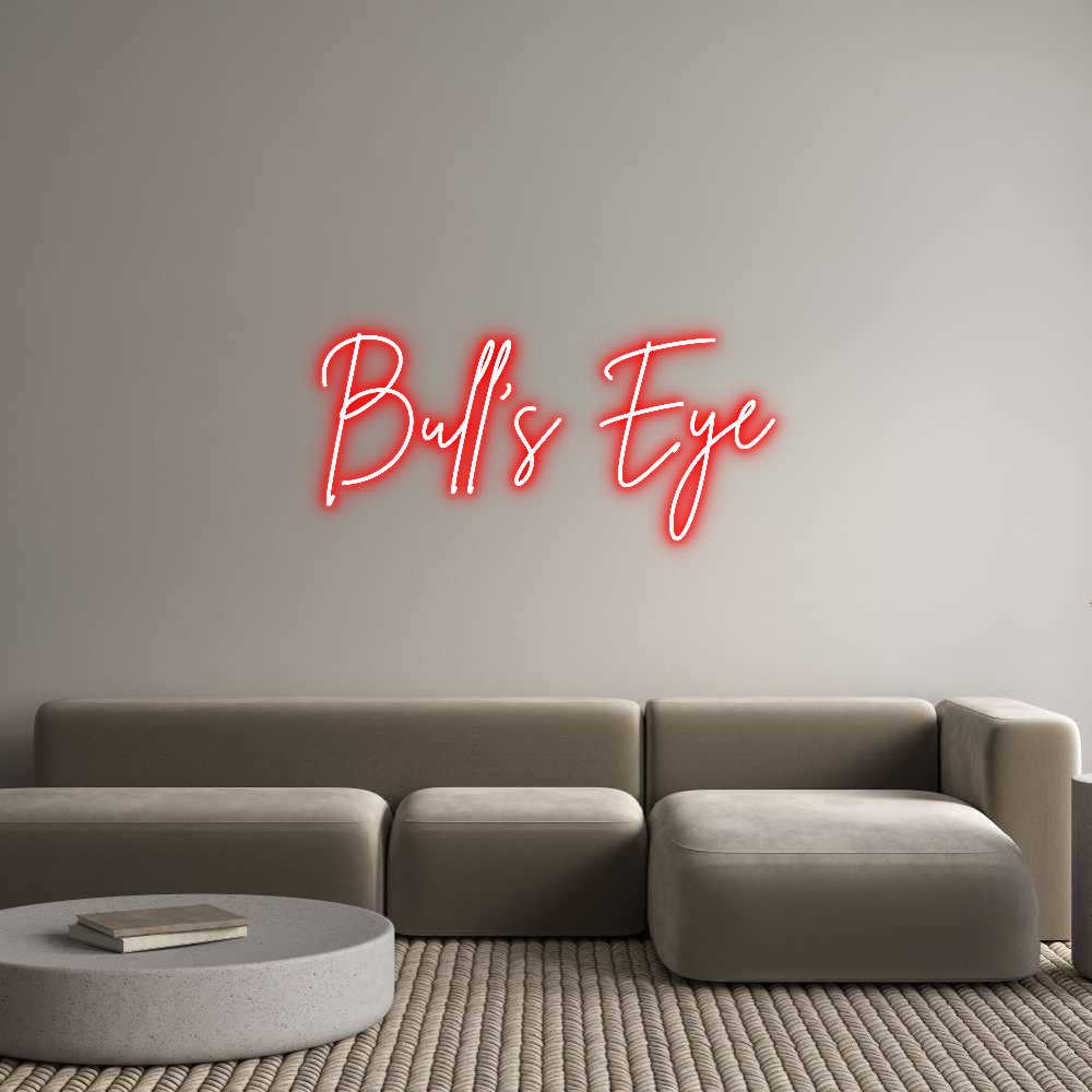 Custom Neon Sign Online Editor Bull‘s Eye