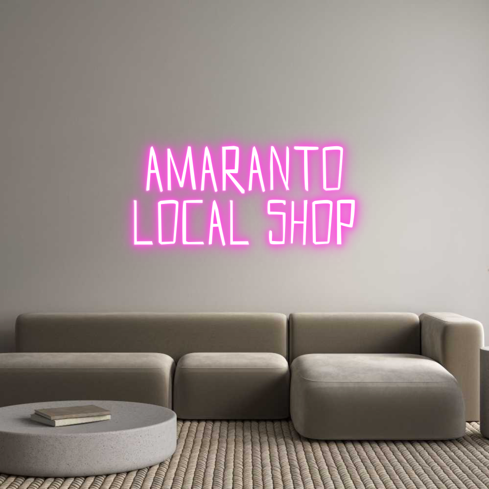 Custom Neon Sign Online Editor Amaranto
Loc...