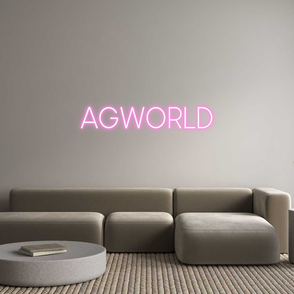 Custom Neon Sign Online Editor AGWORLD