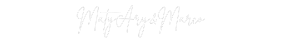 Custom Neon Sign Online Editor MatyAry&Marco