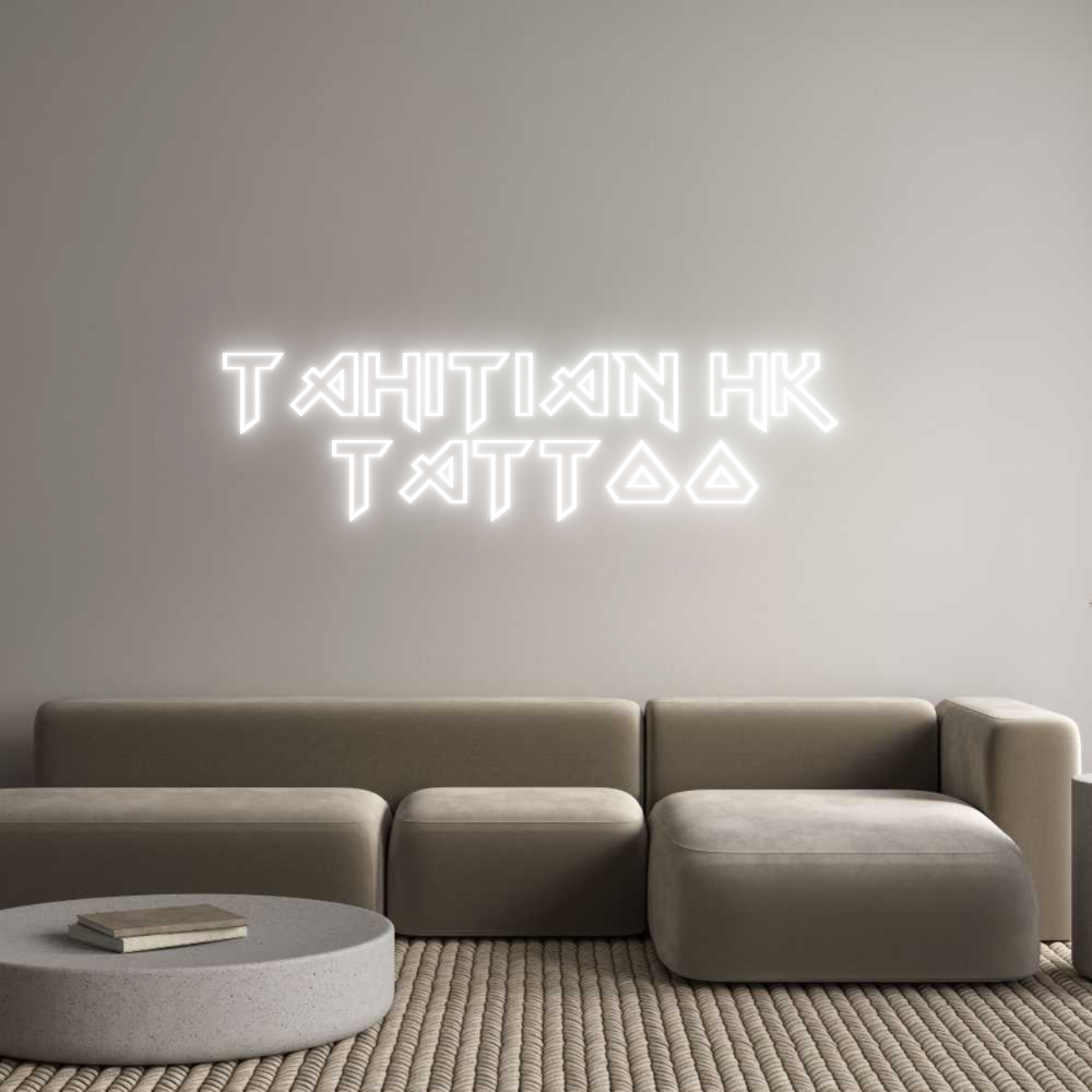 Custom Neon Sign Online Editor TAHITIAN HK 
...
