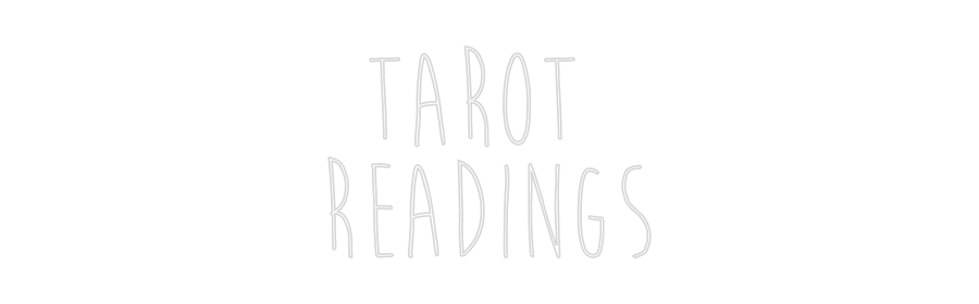 Custom Neon Sign Online Editor Tarot 
Readi...
