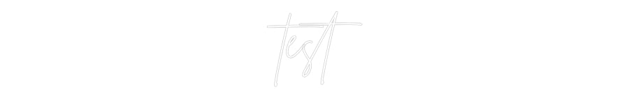 Custom Neon Sign Online Editor test