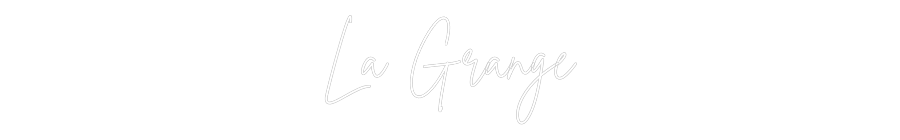 Custom Neon Sign Online Editor La Grange