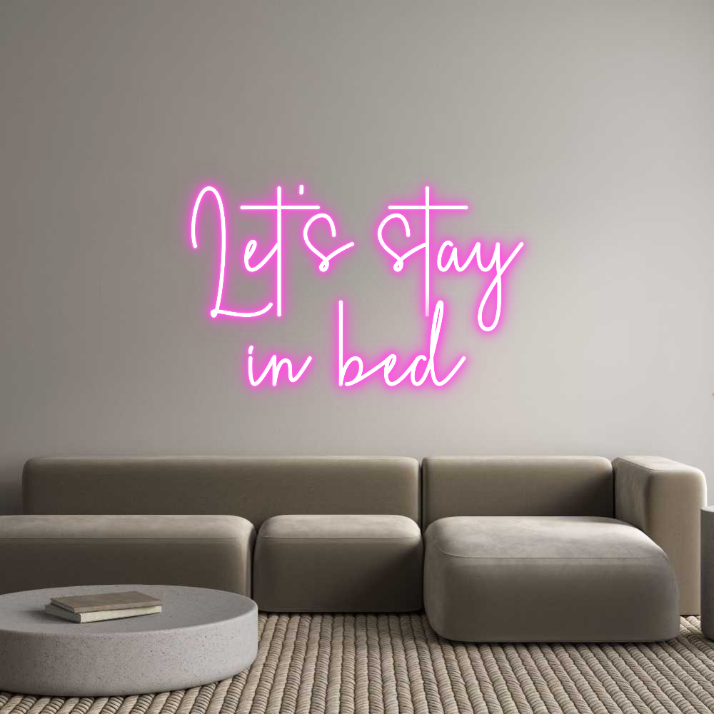 Custom Neon Sign Online Editor Let's stay
i...