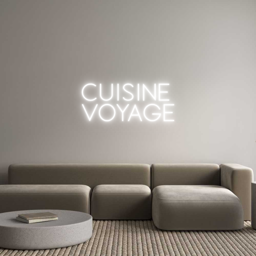 Custom Neon Sign Online Editor Cuisine
Voyage