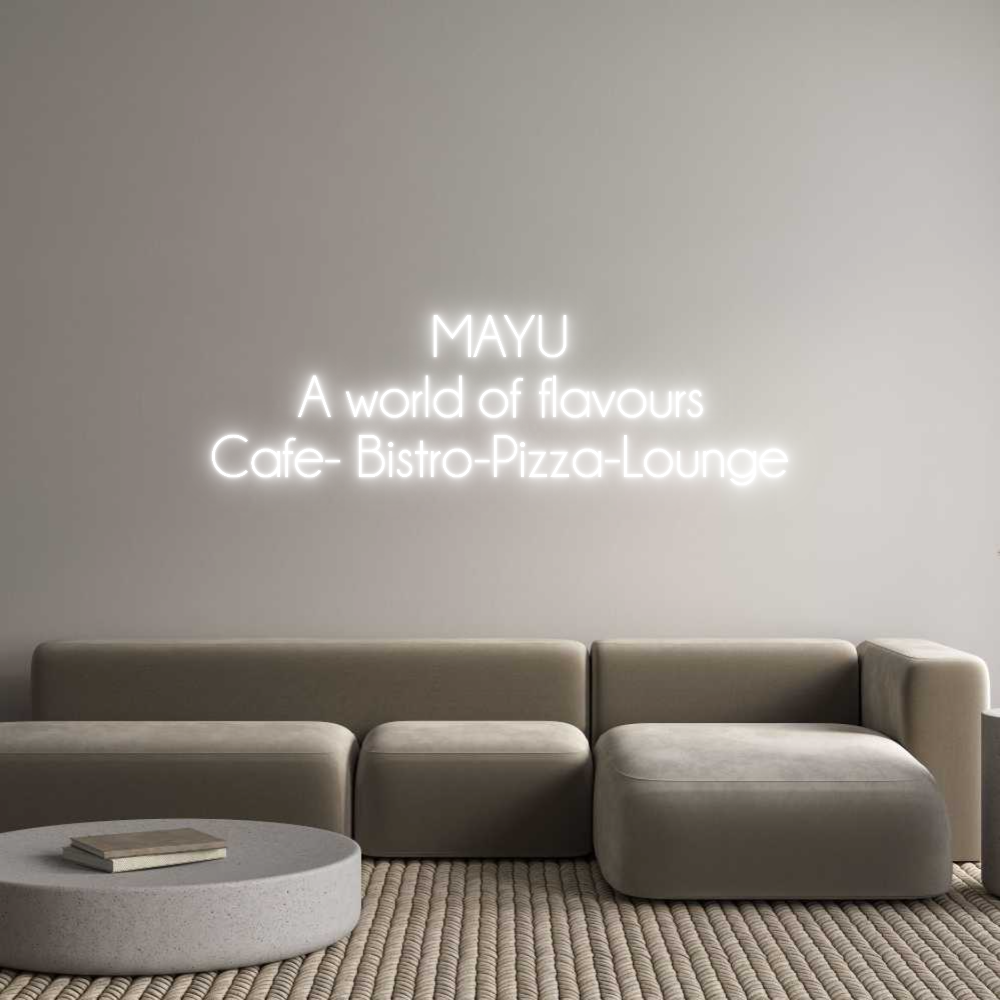 Custom Neon Sign Online Editor MAYU
A world...