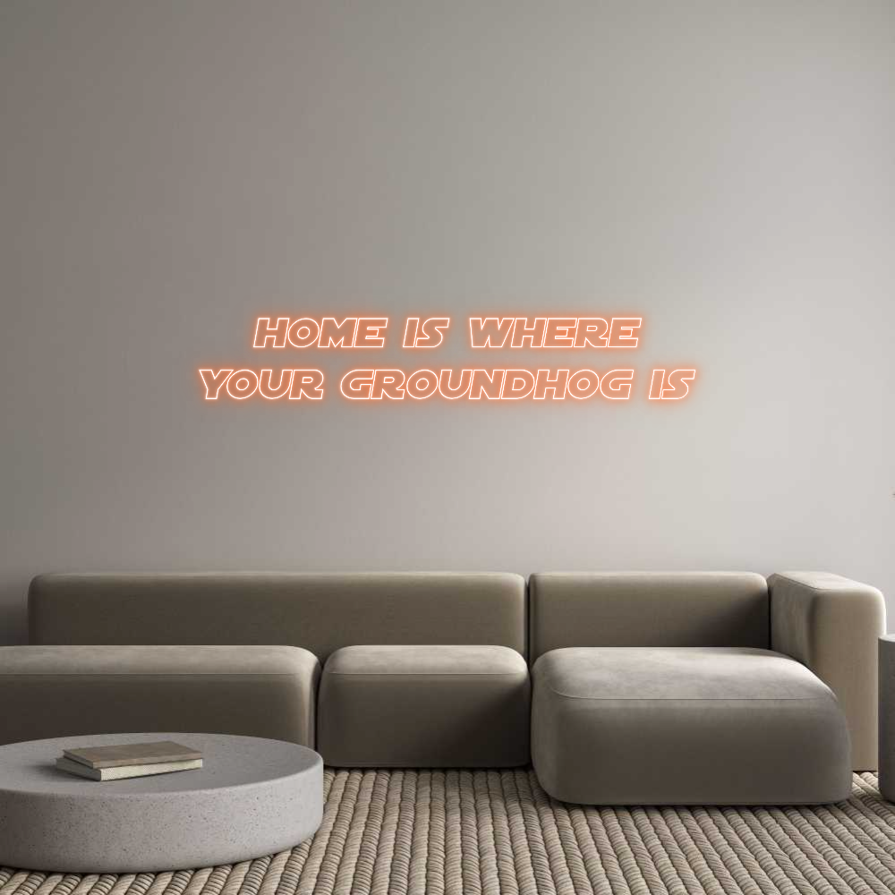 Custom Neon Sign Online Editor Home is where...
